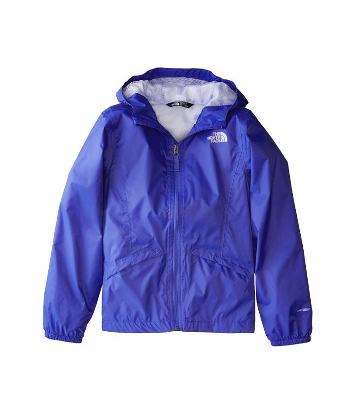 The North Face Kids Zipline Rain Jacket (little Kids/big Kids) (dazzling Blue/collar Blue/collar Blue) Girl's Jacket