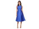 Adrianna Papell Sleeveless Tea Length Dress (blue) Women's Dress