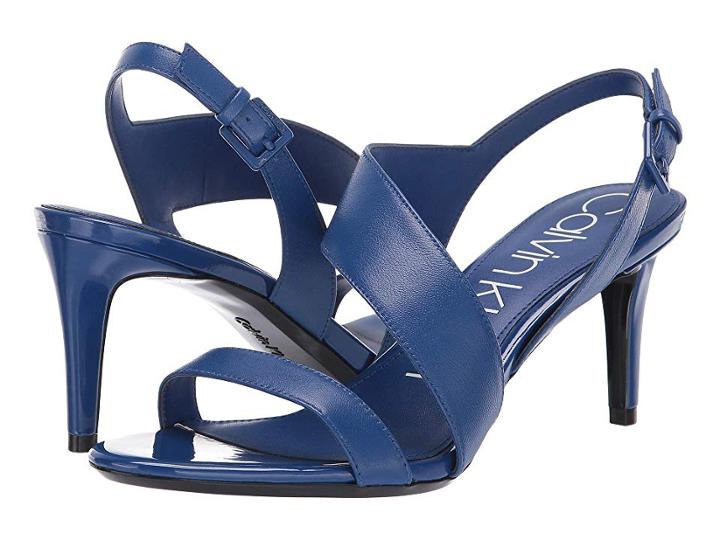 Calvin Klein Lancy (royal Blue Nappa) High Heels