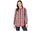 Ariat Etna Shirt (red Madder Dobby) Women's Long Sleeve Button Up