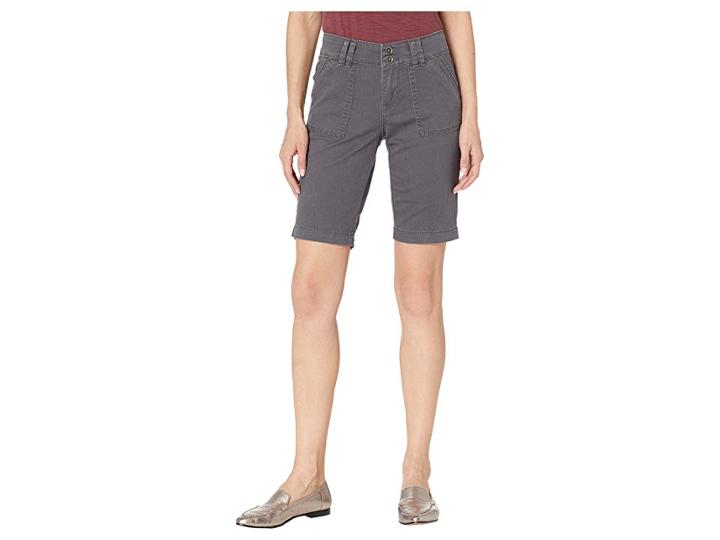 Unionbay Blanche Solid Bermuda (galaxy Grey) Women's Shorts