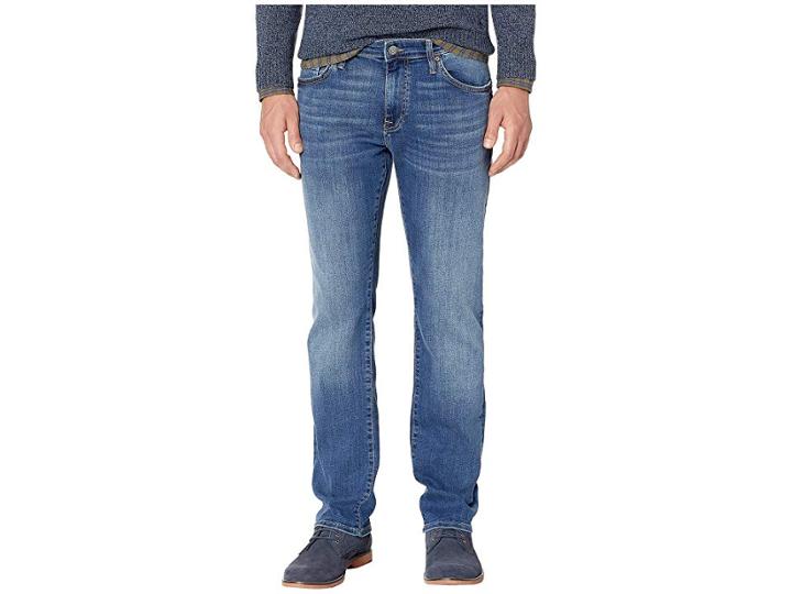 Mavi Jeans Zach Straight Leg In Mid Foggy Williamsburg (mid Foggy Williamsburg) Men's Jeans