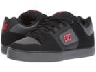 Dc Pure Se (dark Shadow/true Red) Men's Skate Shoes