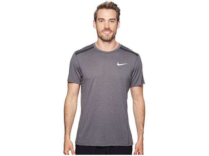 Nike Cool Miler Short-sleeve Running Top (anthracite/heather/anthracite) Men's Clothing