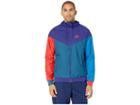 Nike Sportwear Windrunner Jacket (regency Purple/blue Force/university Red) Men's Coat