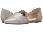 Seychelles Research (silver Metallic) Women's Flat Shoes