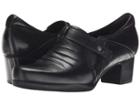 Clarks Rosalyn Nicole (black Leather) Women's  Shoes