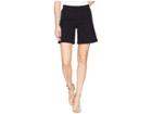 Nydj Pull-on Shorts W/ Side Slit In Black (black) Women's Shorts