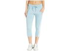 Adidas Designed-2-move 3/4 Length 3-stripes Pants (ash Grey) Women's Casual Pants