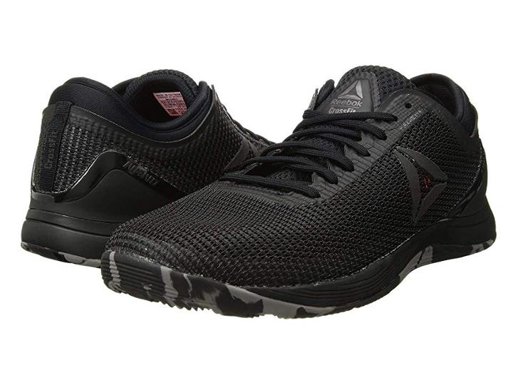 Reebok Crossfit(r) Nano 8.0 (black/shark/atomic Red) Men's Cross Training Shoes
