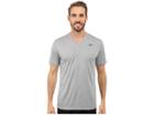 Nike Legend 2.0 Short Sleeve V-neck Tee (dark Grey Heather/black/black) Men's T Shirt