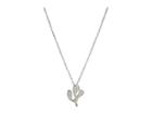 Miseno Sea Leaf Pendant Necklace (white/gold) Necklace