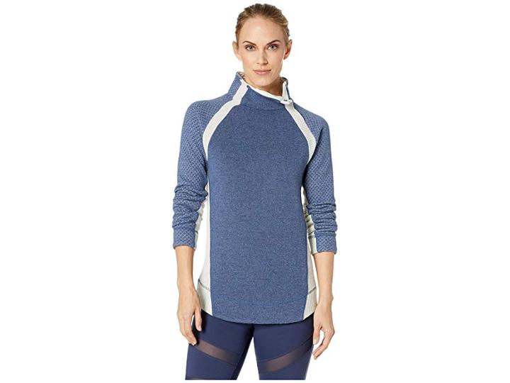 Prana Brandie Sweater (steel Blue Heather) Women's Sweater