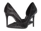 Michael Michael Kors Claire D'orsay Pump (black/silver) Women's 1-2 Inch Heel Shoes