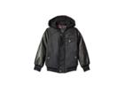 Urban Republic Kids Dylan Wool Varsity Jacket W/ Faux Leather Sleeves (toddler) (charcoal) Boy's Coat