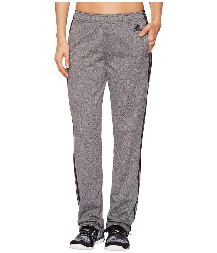 Adidas Designed-2-move Straight Pants (dark Grey Heather/black) Women's Casual Pants
