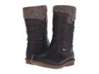 Rieker R1094 (asphalt Godavan/antik Australia/graphite Knit) Women's Zip Boots