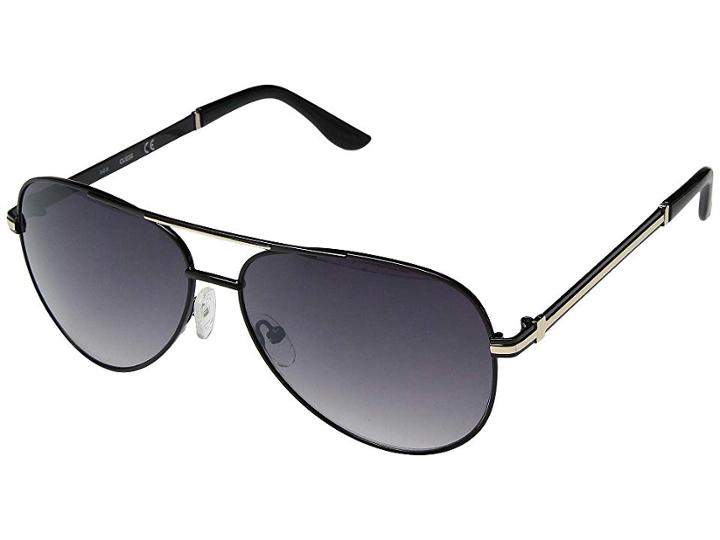 Guess Gf0173 (shiny Black/gradient Smoke) Fashion Sunglasses