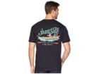 Reyn Spooner Canoe Santa Short Sleeve T-shirt (navy) Men's T Shirt
