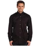 Ariat Solid Twill Shirt (black) Men's Long Sleeve Button Up