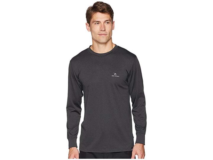 Rip Curl Search Series Long Sleeve (black) Men's Swimwear