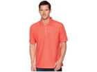 Tommy Bahama The Emfielder Polo Shirt (bright Coral) Men's Short Sleeve Pullover