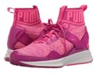 Puma Kids Ignite Evoknit Jr (big Kid) (ultra Magenta/knockout Pink) Girls Shoes