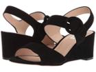 L.k. Bennett Bailey (black Suede) Women's Dress Sandals