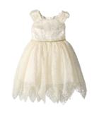 Nanette Lepore Kids Novelty Shimmer Soutache Lace Dress (infant) (cream) Girl's Dress