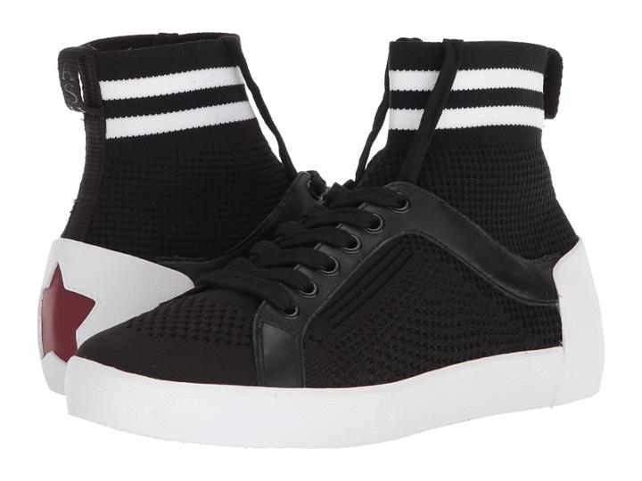 Ash Ninja (black/white Knit/nappa Calf) Women's  Shoes