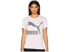 Puma Classics Logo Tee (winsome Orchid) Women's T Shirt