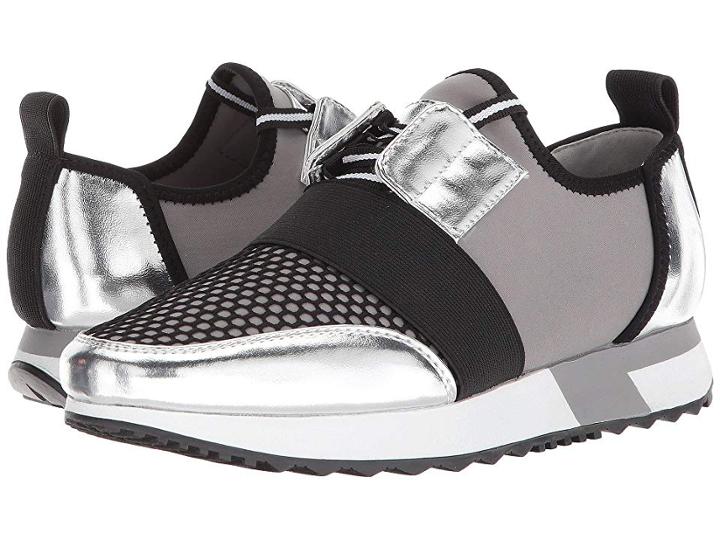 Steve Madden Antics Sneaker (silver Multi) Women's  Shoes