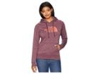 The North Face Half Dome Pullover Hoodie (fig Heather/faded Rose) Women's Sweatshirt