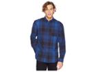 Rip Curl Ourtime Long Sleeve Shirt (blue) Men's Clothing