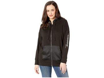 Kenneth Cole New York Tunic Hoodie (black) Women's Sweatshirt