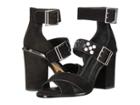 Rebecca Minkoff Jennifer (black Kid Suede) Women's Sandals