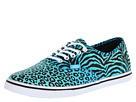 Vans - Authentic Lo Pro ((cheetah/zebra) Blue Atoll/true White)