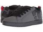 Dc Court Graffik (grey/black/red) Men's Skate Shoes