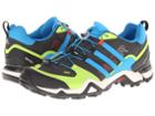 Adidas Outdoor Terrex Fast R (solid Grey/solar Blue/semi Solar Slime) Men's Shoes