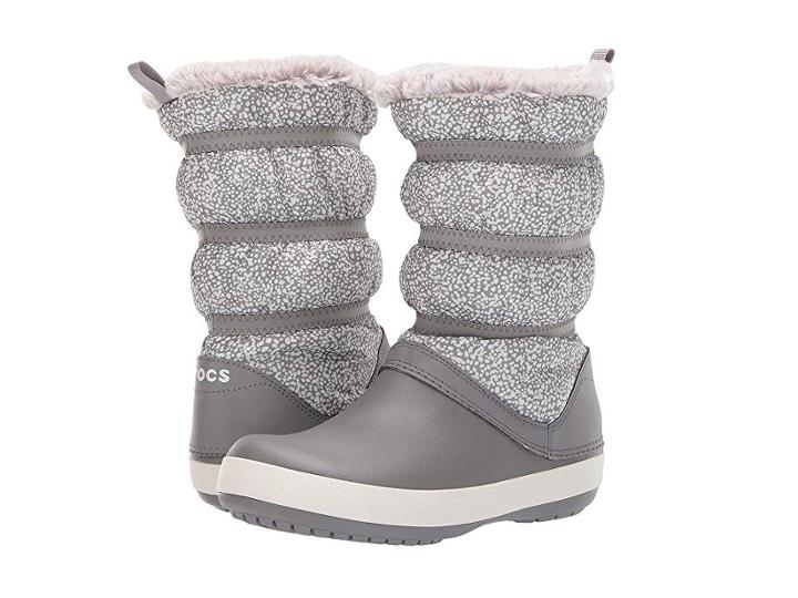 Crocs Crocband Winter Boot (dots/smoke) Women's Cold Weather Boots