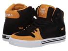 Supra Kids Vaider (little Kid/big Kid) (black/golden/white) Boys Shoes