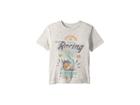 Lucky Brand Kids Racing Short Sleeve Tee (little Kids/big Kids) (oatmeal Heather) Boy's T Shirt
