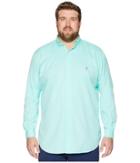Polo Ralph Lauren Big Tall Gd Chino Long Sleeve Sport Shirt (island Green) Men's Clothing