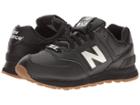 New Balance Classics Ml574 (black/silver) Men's Shoes