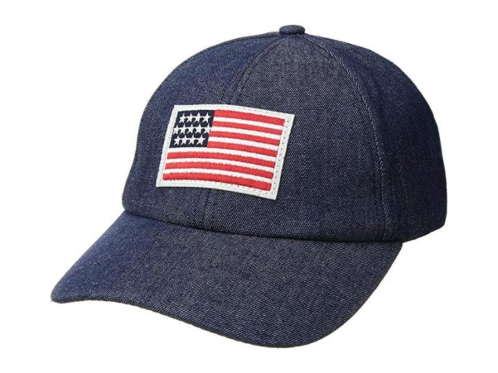 Collection Xiix American Flag Baseball Hat (navy) Caps