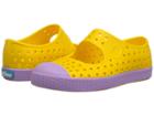 Native Kids Shoes Juniper (toddler/little Kid) (groovy Yellow/lavendar Purple) Girls Shoes