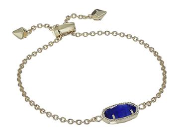 Kendra Scott Elaina Birthstone Bracelet (september/gold/cobalt Cats Eye) Bracelet