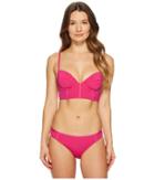 Proenza Schouler Solids Two-piece Bikini Set W/ Underwire Top, Adjustable Straps Classic Bottom (electric Pink) Women's Swimwear Sets