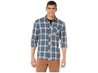 Rip Curl Holmes Flannel Shirt (blue) Men's Clothing