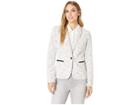 Tommy Hilfiger Sweatshirt Jacket (ivory/black) Women's Coat